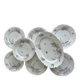 8 porcelain plates and 1 dish CH Pillivuyt & Cie