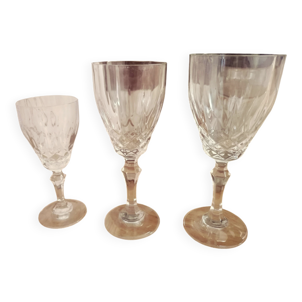 Lot verres en cristal Zajecar