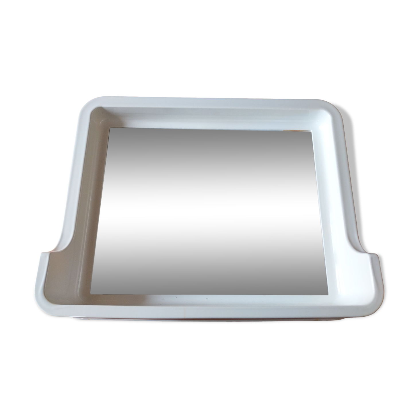 Vintage plastic bathroom mirror from the 70s prisunic style Marc Held
