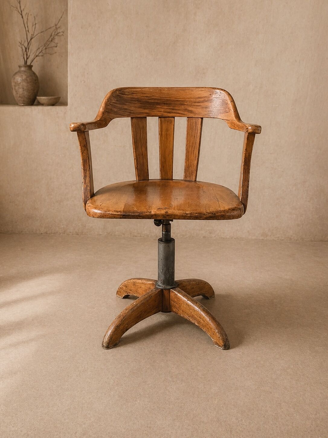American walnut armchair 1930