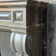Large Napoleon III fireplace in black Belgian marble, circa 1880
