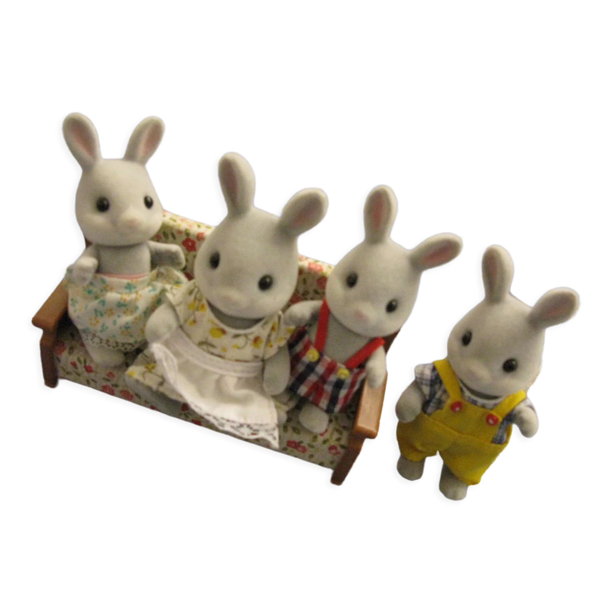 Lot family rabbit sylvanian