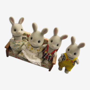 Lot famille lapin sylvanian