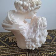 Large Carrara marble after Jean-Antoine Houdon, ancient bust “the