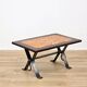 Superbe table basse en fer forgé et céramique - 1960