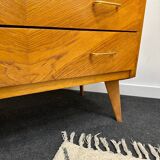 Vintage chest of drawers with compass feet
