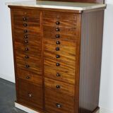 Antique dental practice in mahogany and marble Amsterdam around 1920