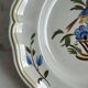 Longchamp hand-painted. Set of 2 flat plates.