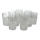 Set of 10 baccarat tumbler glasses nancy model