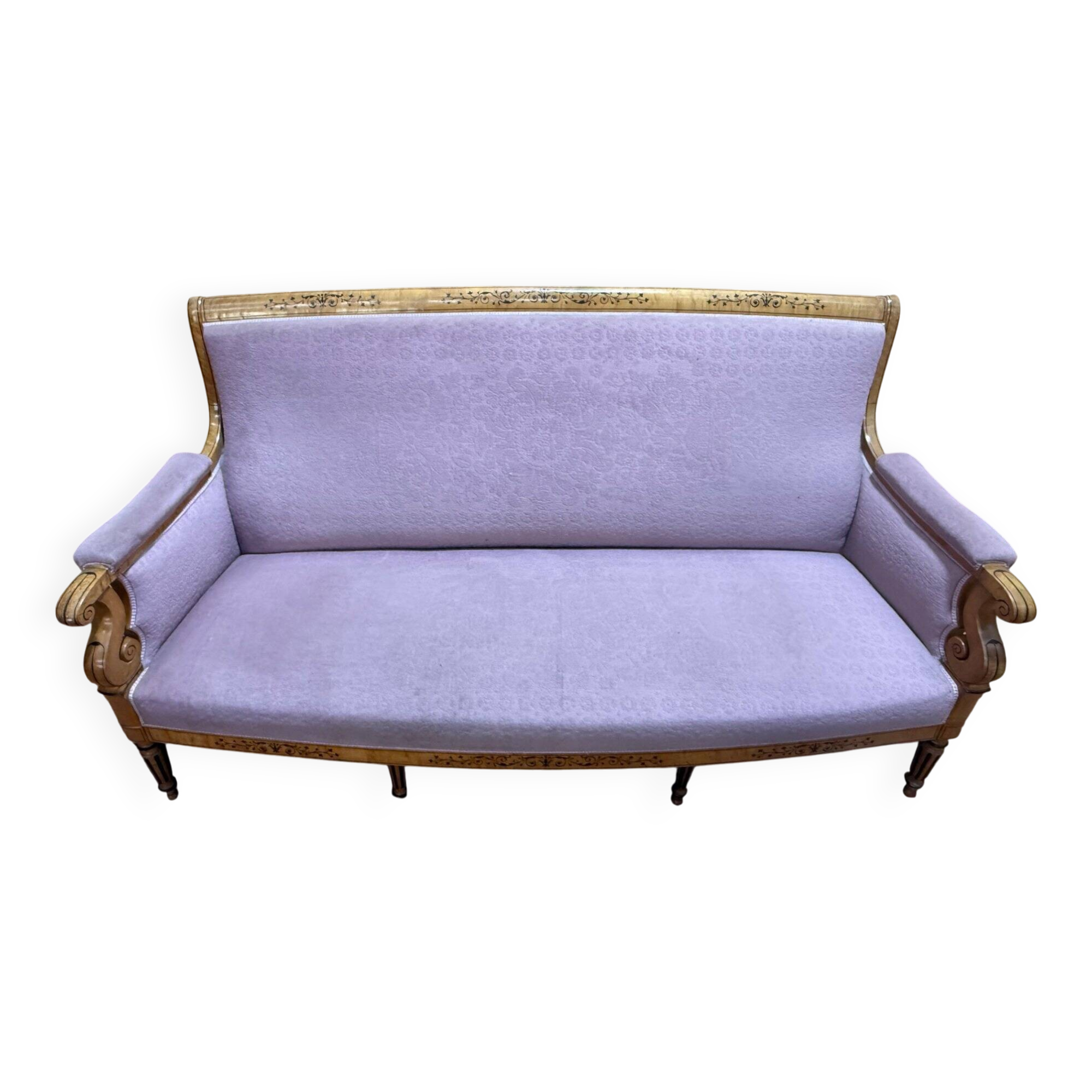 Salon Charles X canapé et 4 fauteuils