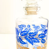 Painted glass bottle