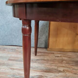Art Deco period table with mahogany extensions around 1920