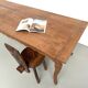 Grande table de ferme en merisier massif des années 1900