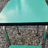 Escabeau tabouret formica ancien
