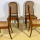 Four chairs canned art nouveau period 1900
