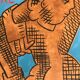 Lithographic poster of DEL RE Marco, Galerie Maeght, 2005