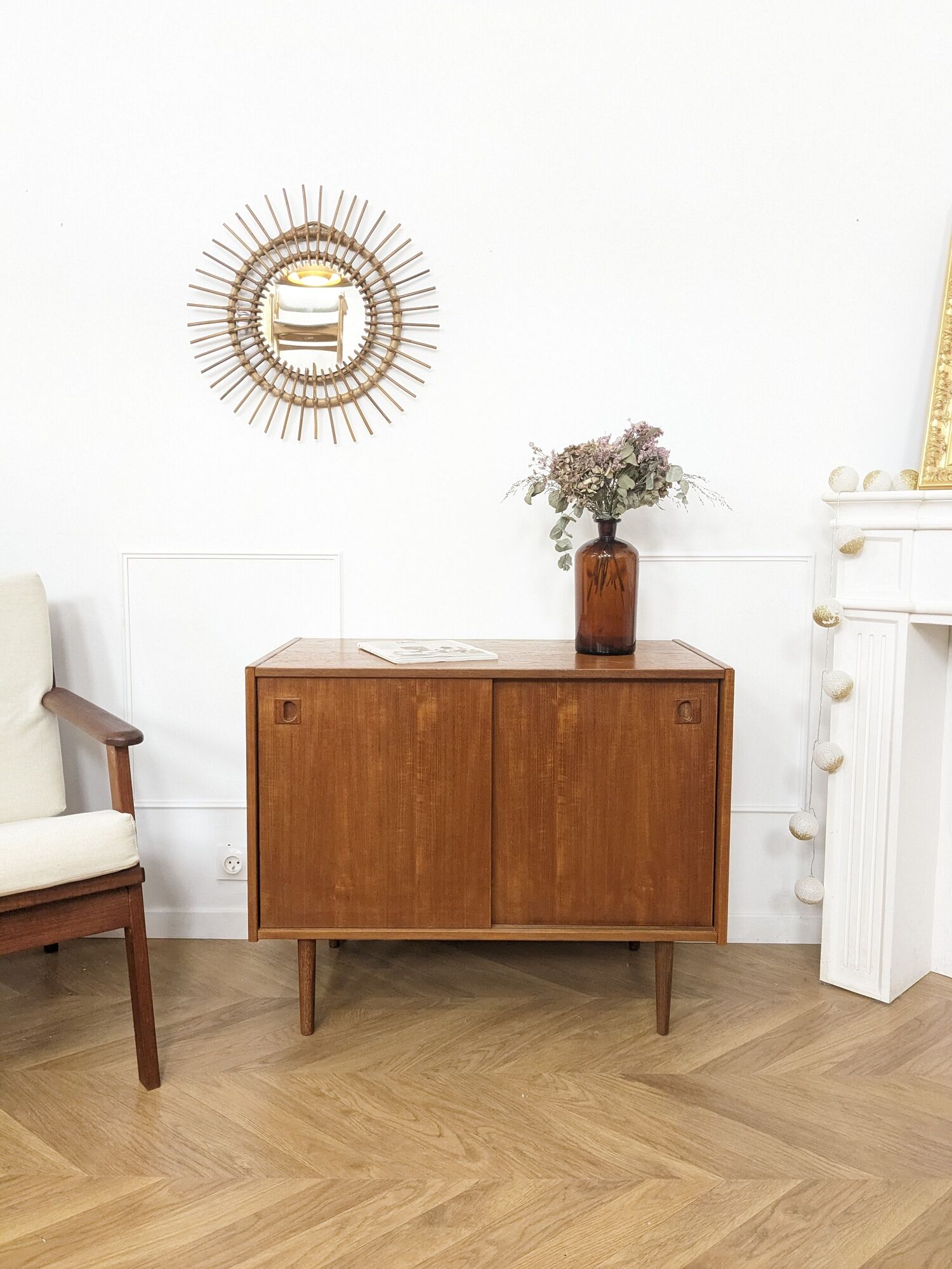 Scandinavian teak sideboard