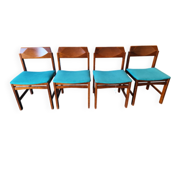 Quatre chaises italiennes vintages des années 80