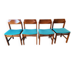 Four vintage Italian chairs from the 1980s