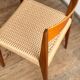 6 chairs by Poul Cadovius, walnut, with new seats, Mid Century.