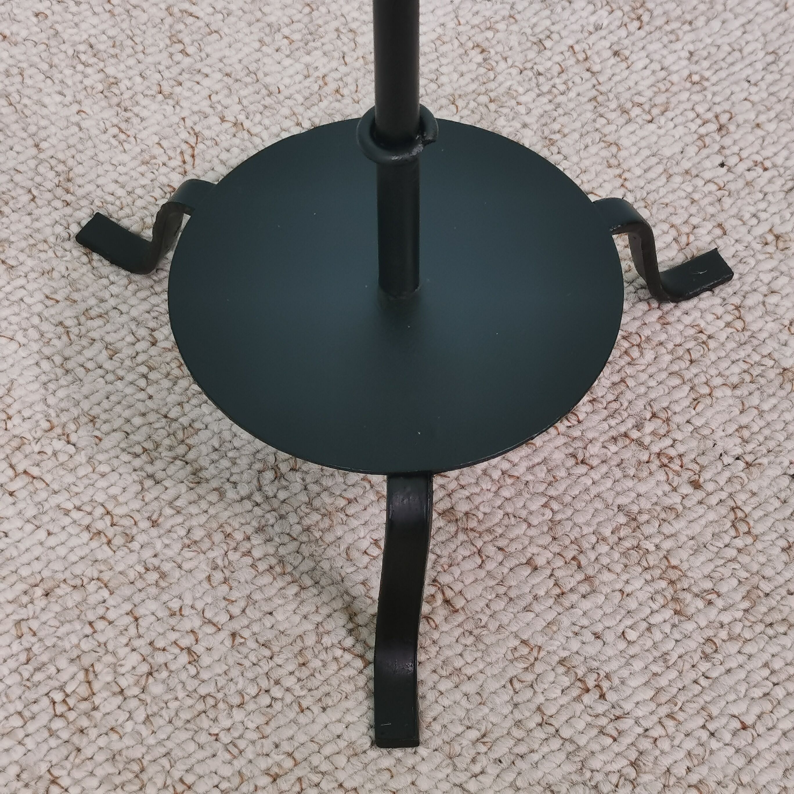 Wrought iron candlesticks