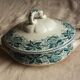Blue tureen Cherries Badonviller