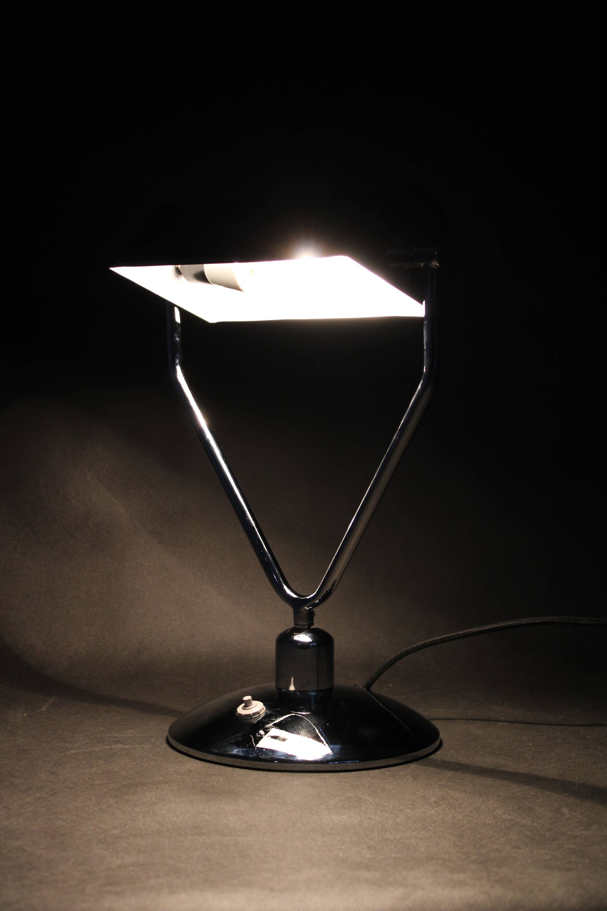 1940s Banker Lamp 3535 by Napako, Czechoslovakia