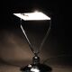 1940s Banker Lamp 3535 by Napako, Czechoslovakia