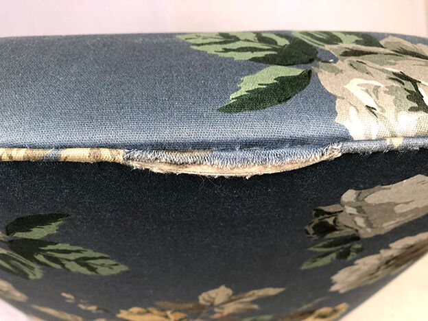 Meridian Napoleon III, recent upholstery and fabric