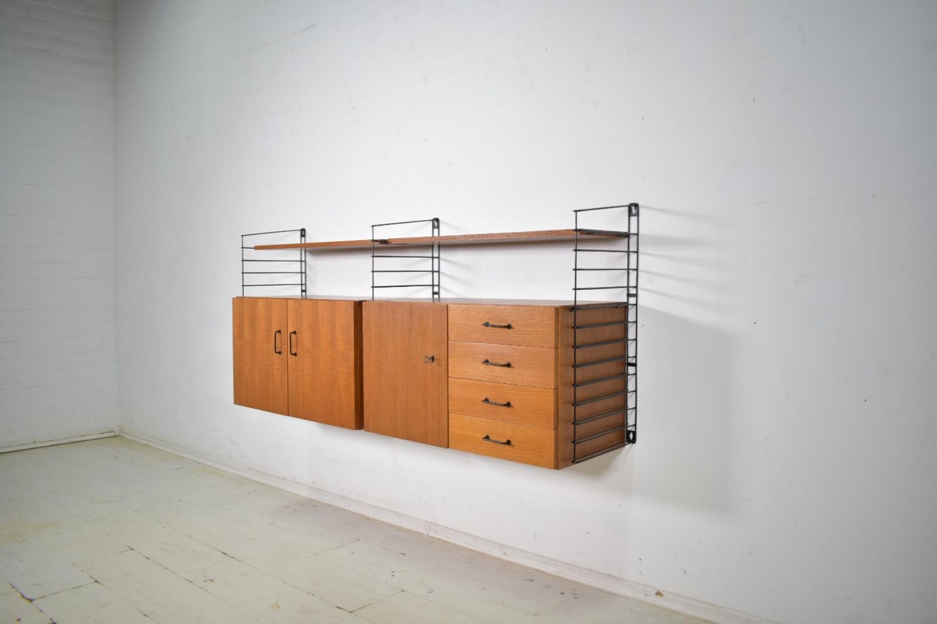 Musterring Tomado Shelving System Teak 1960s  Wall unit Vintage 