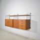 Musterring Tomado Shelving System Teak 1960s  Wall unit Vintage 