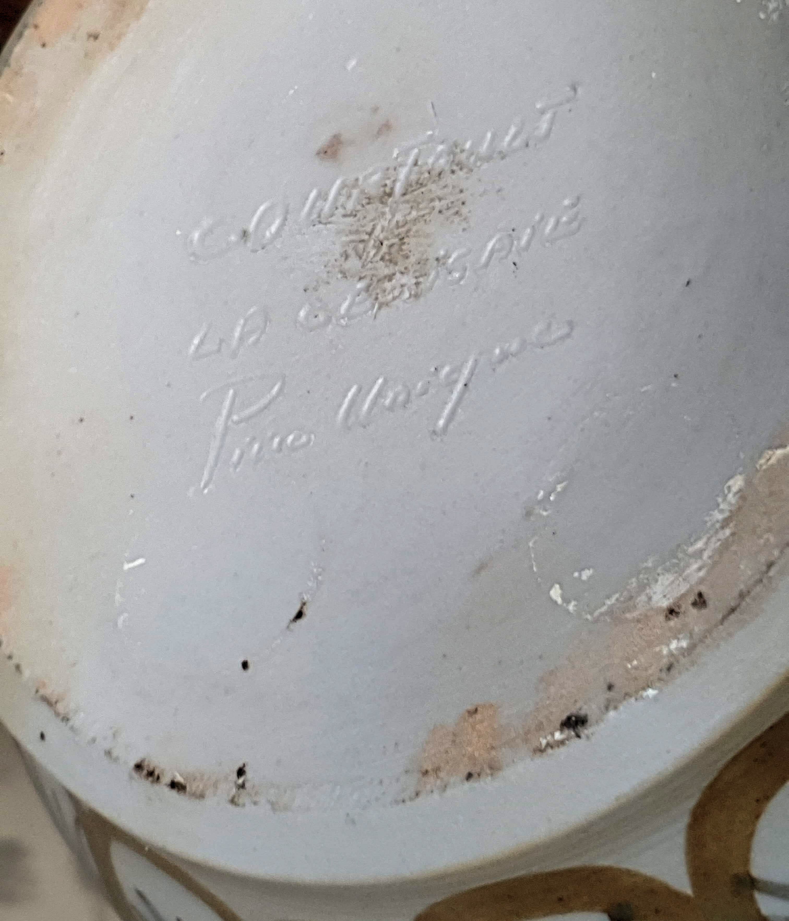 Ceramic lamp Jean Claude Courjault