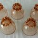 Lot glasses with saucer 50s
