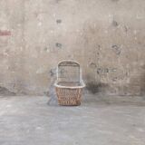 Large rattan cradle