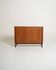 Scandinavian oak cabinet with tambour door, 1960s