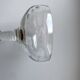 Set of 5 champagne glasses in crystal engraved 50s