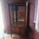 Louis XVI style mahogany display cabinet with one door