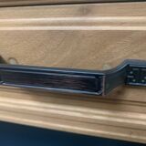 Walnut and black sideboard