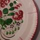Assiette faïence de l'Est Strasbourg ou Lunéville XIXème