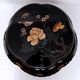 Pair of stools or side tables painted and lacquered wood - period: twentieth century