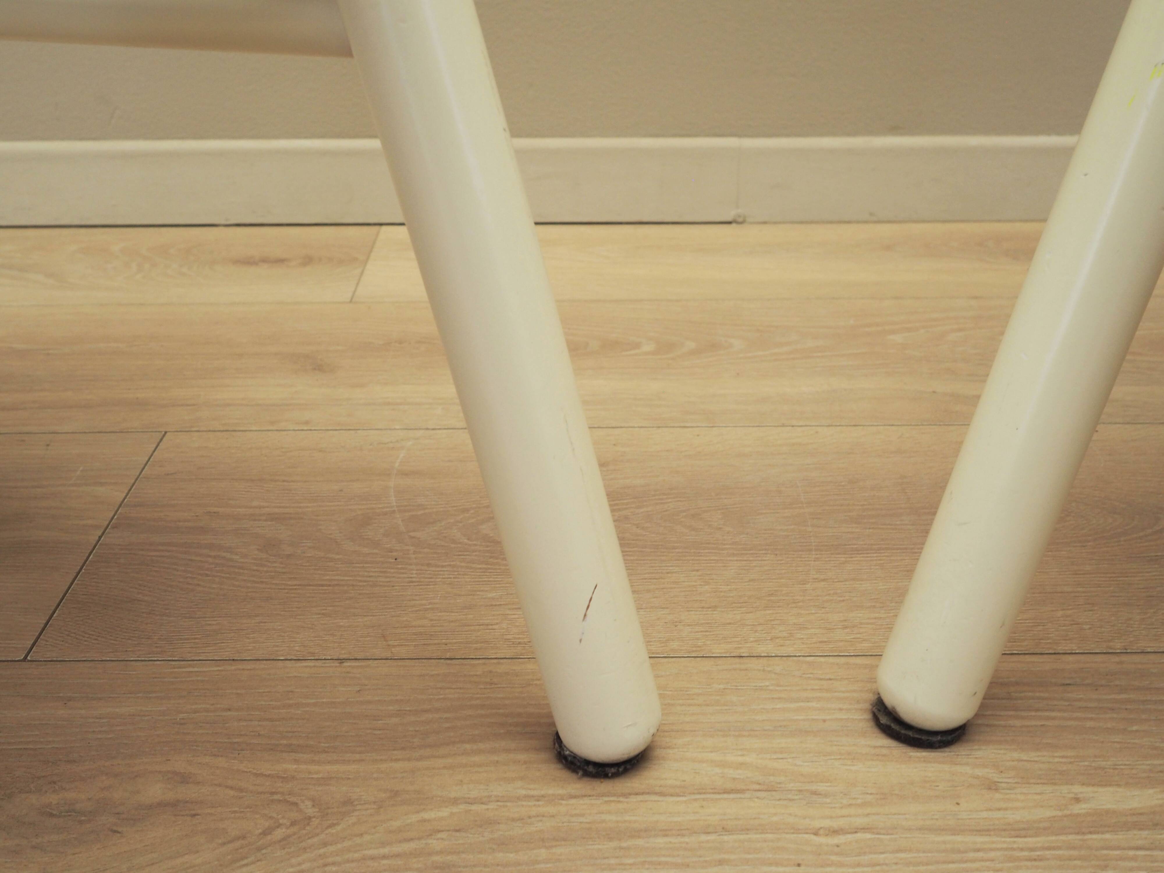 Set of four beech chairs, Italian design, 1970s, production: Italy