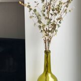 Old bottle in green glass 30s