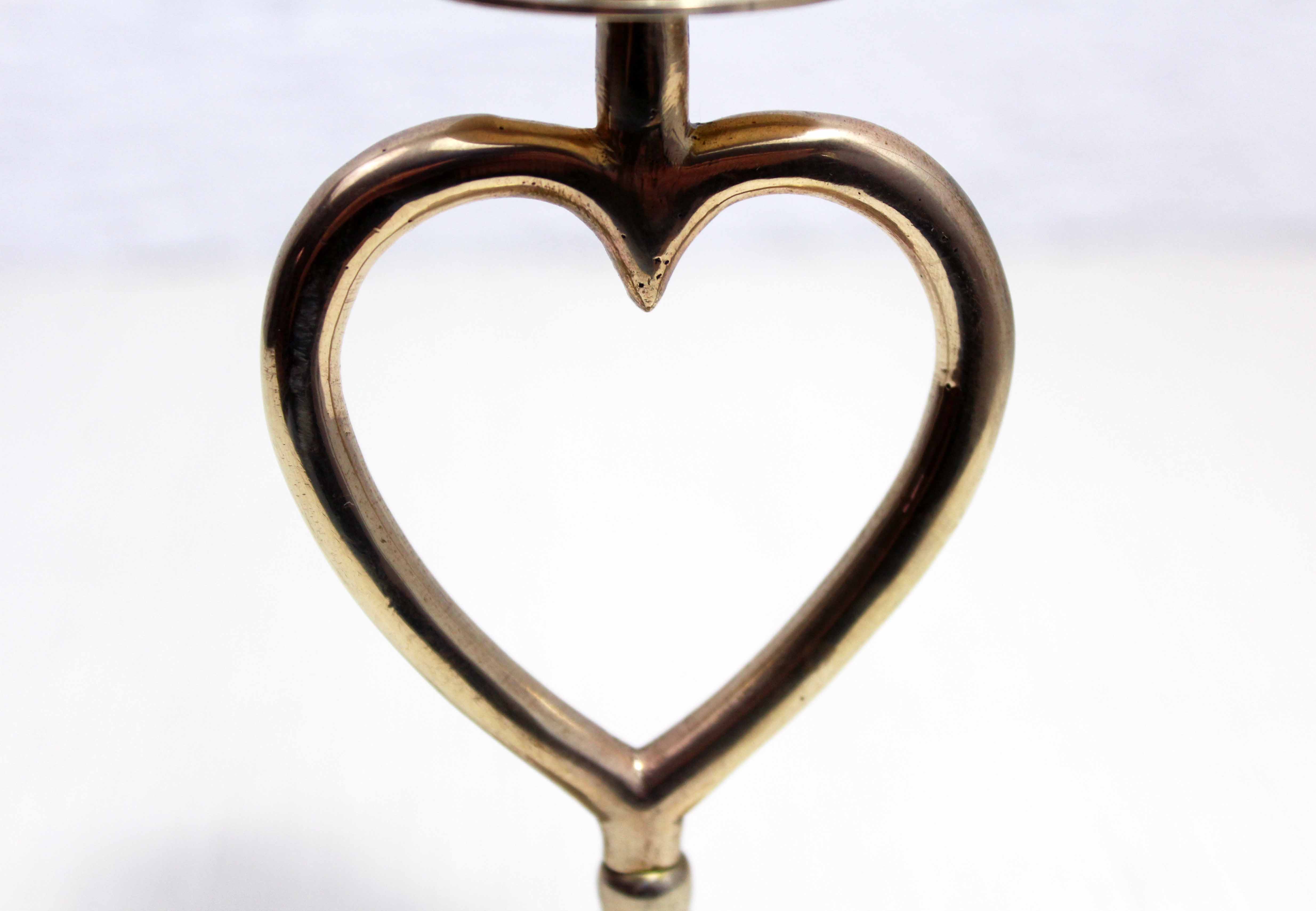 Vintage brass candle holder