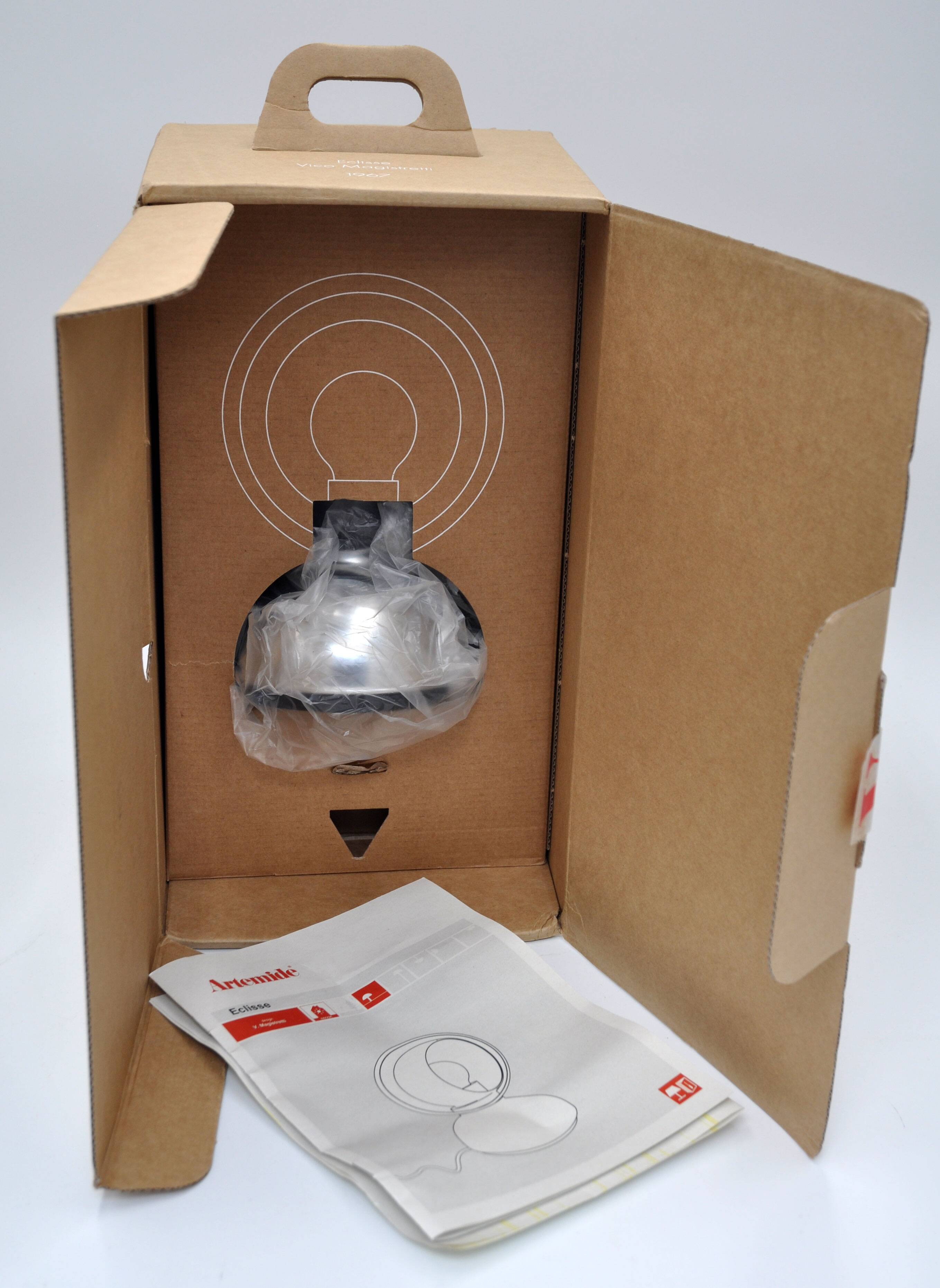 Artemide Eclisse lamp (Vico Magistretti) – Special chrome reissue