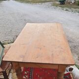 Vintage farmhouse table pich pine
