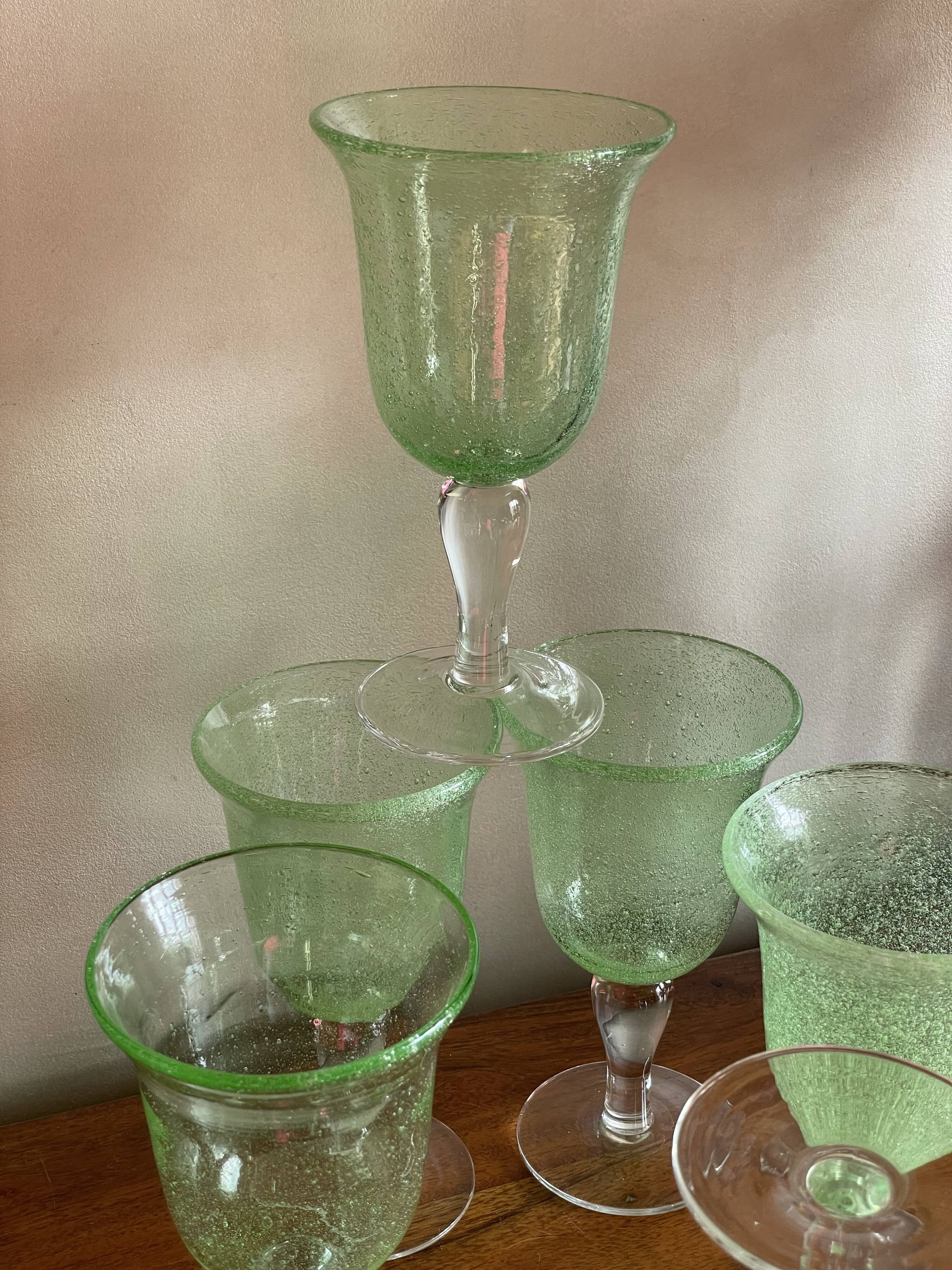 6 grands verres Biot