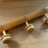 Pop-up Christmas 2022 -Coat rack 3 old wooden hooks