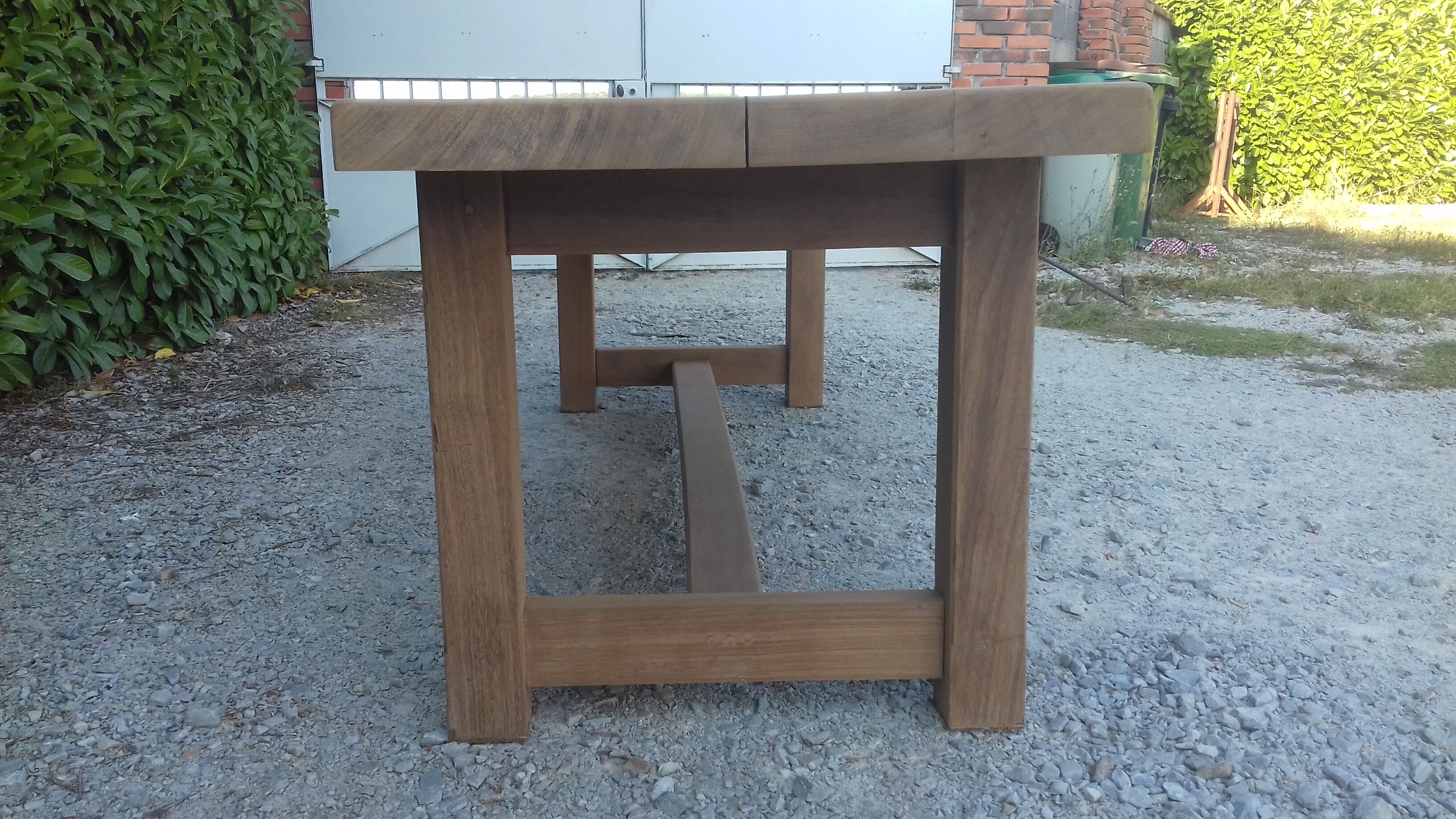 Farm table in solid cherry