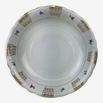 Hollow round dish made in france Porcelaine Limoges