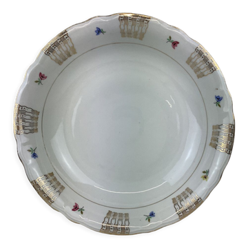 Plat rond creux made in france Porcelaine Limoges